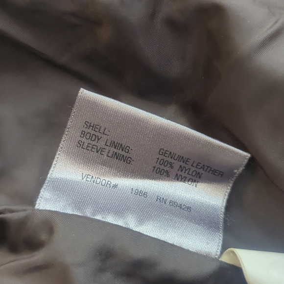 Wilsons Leather brown 3 button jacket Large - Picture 14 of 15